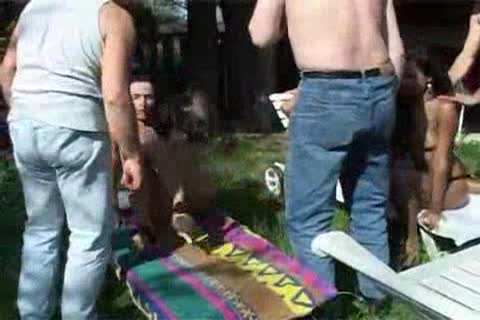 Outdoor fuckfest With latina ladyboys