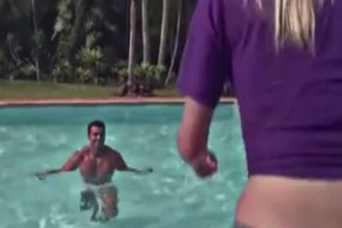 tgirl bareback By The Pool