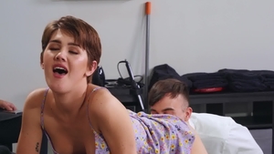 Trans Angels - Tgirl Daisy Taylor wearing dress blowjob cum
