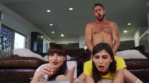 TransAngels: Brunette Korra Del Rio handjob