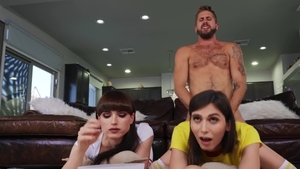 TransAngels: Brunette Korra Del Rio handjob