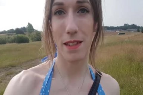 Outdoor anal In My Summer suit; Public No panties Finger plow