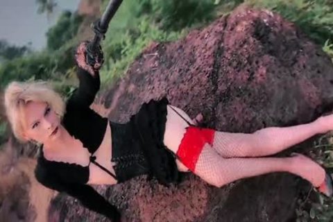 Warning!!! naked gals poke OutDoor