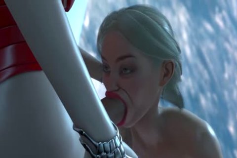 Earth Orbit - A Sex trip. Sex In Space Station! 3d Dickgirl Plays With A filthy