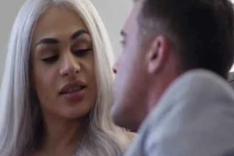 blonde shemale Eva Maxim ass Streched By A Bigdick