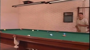 hawt trio On A Pool Table