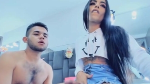 sheboy Wanks Her large rod And love juice