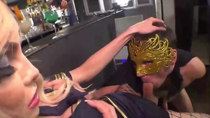 plowing His face hole Hard