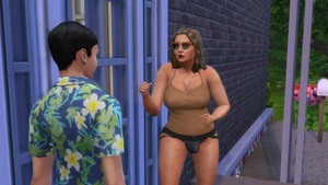 lascivious older Trans Woman Wants Her youthful neighbour - WickedWhims