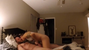 Letting A delicious sheboy Work On His Hard 10-Pounder