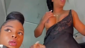 ebon T beauty pair large dick sucking Sexcamts Com