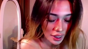 Skinny oriental sheboy With gigantic scoops Wanks On webcam
