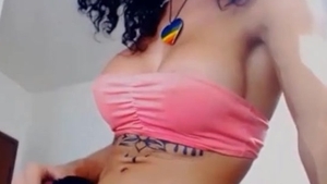 Trap Sissy Jacking Off Her monstrous knob
