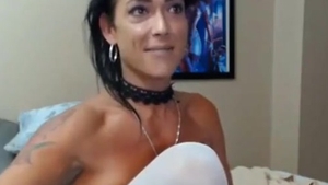 nice-looking lady-man MILF Plays With Her Shecock
