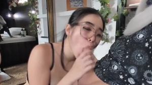 captivating playgirl unfathomable sucking Ts Babecock