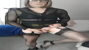 daddy Cd jerking off Her cock