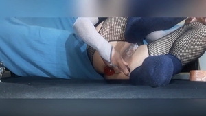 black sissy ass: Draining His Creamy Load