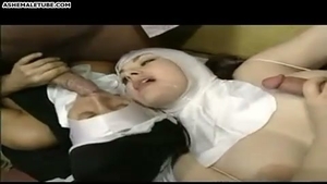hot gangbang With tasty
 Nuns